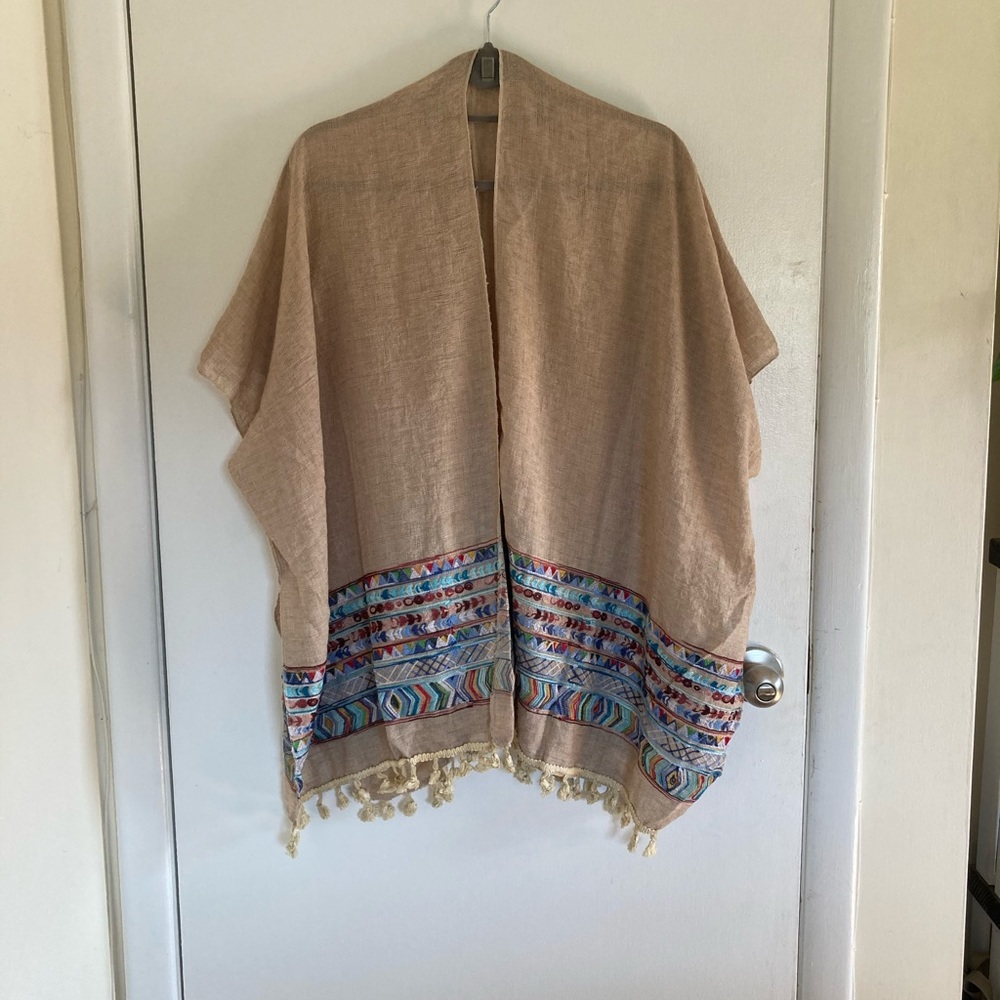 Kara and Kate poncho